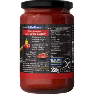 Tomate frito casero sin gluten frasco 325 g - Gallina Blanca