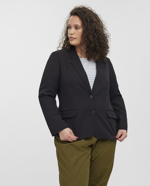 plus size fitted blazer