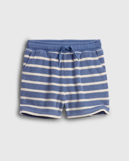 Short de niña en tejido de rizo con estampado