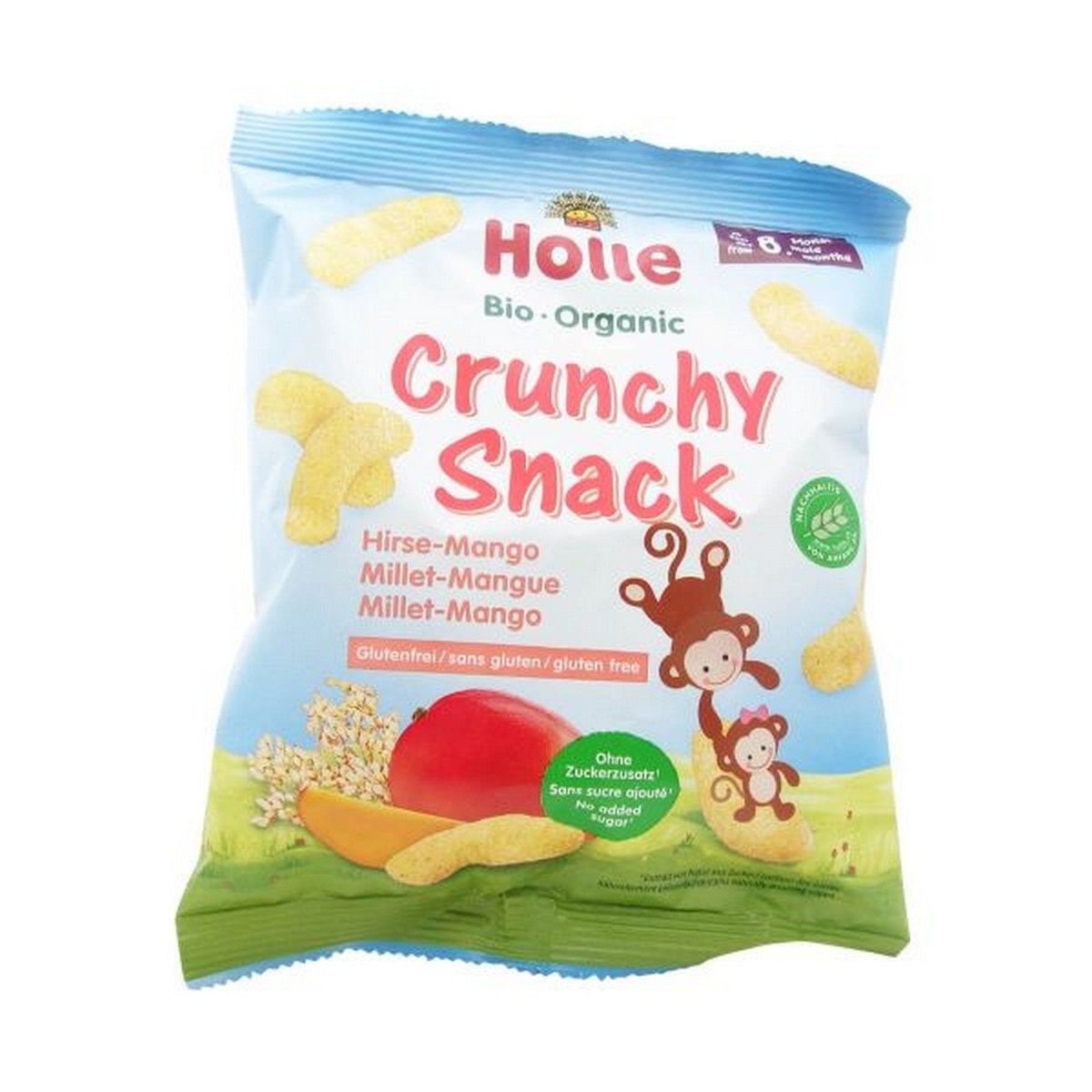 Imagem 0 de Snacks Bio Crocantes de Milho e Manga 8M - 25 g