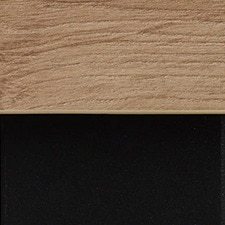 Preto/Carvalho artesanal
