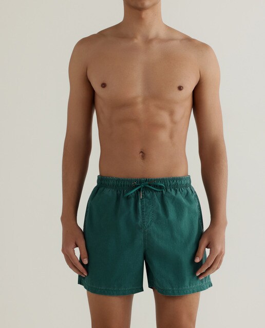 hunter green swim trunks