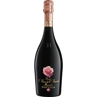 BOTTEGA Wein dell 'Amore Petalo Weißer Schaumwein Moscato Flasche 75 cl