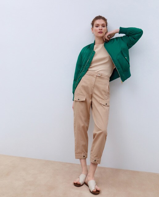 coloured cargo trousers