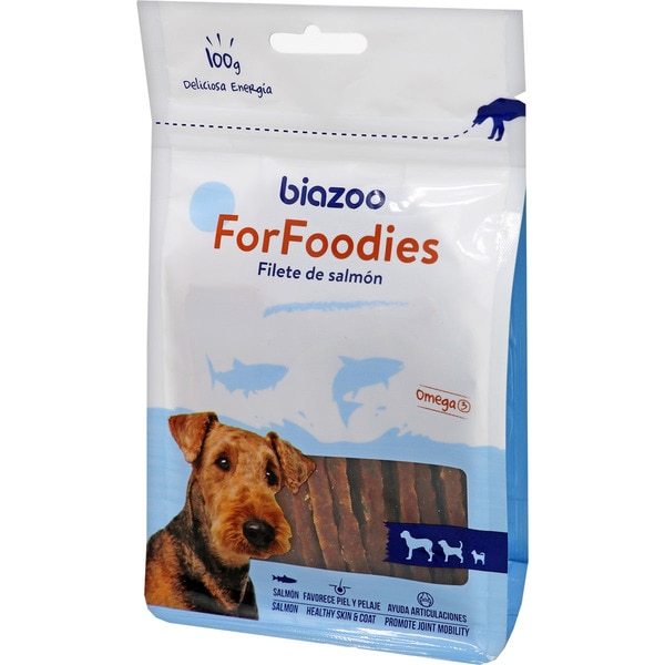 For Foodies salmon fillets for dogs container 100 g