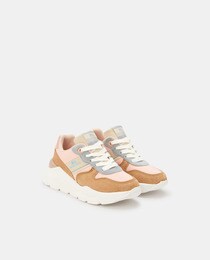 camel chunky trainers