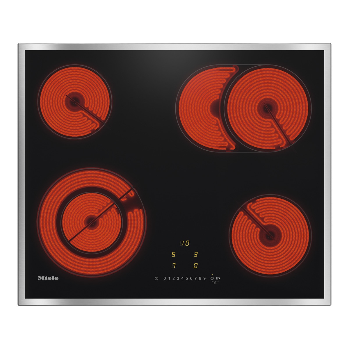 Miele – Placa vitrocerámica Miele 4 zonas de cocción – KM 6521 FR.