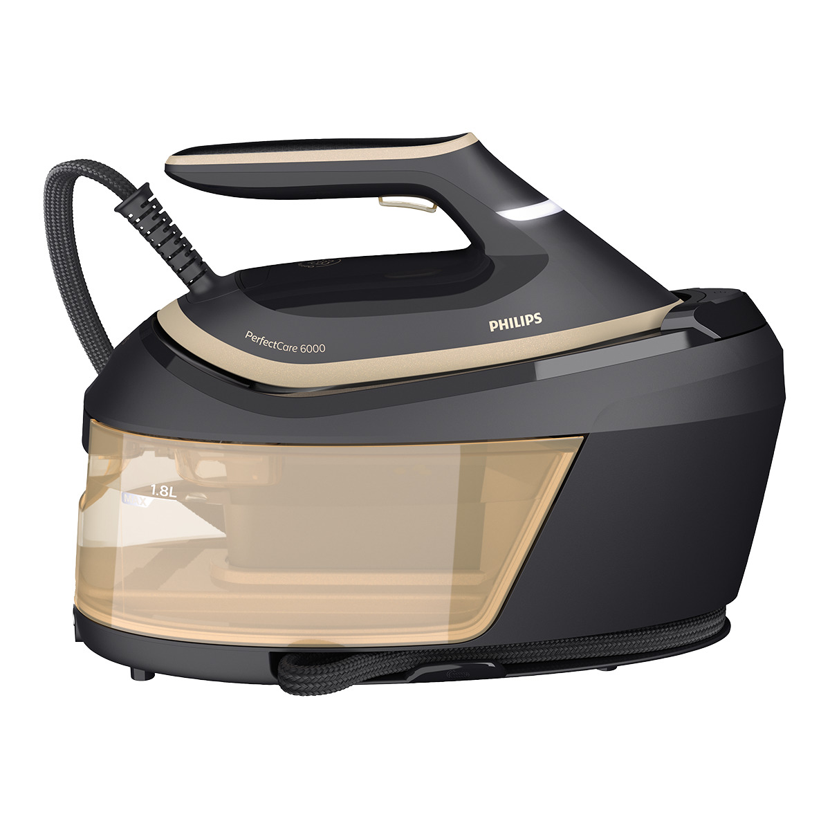 Philips – Centro de planchado Philips Perfect Care 6000 series con depósito de 1,8 litros.
