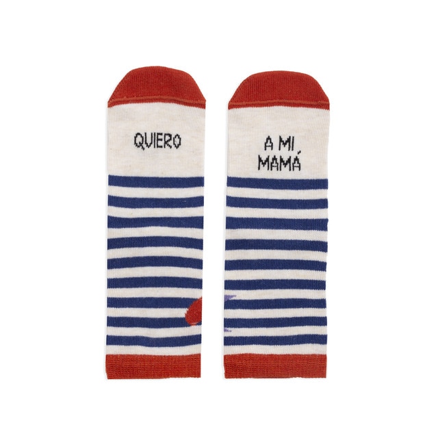 Calcetines mini UO Quiero a mi mamá (marinero).