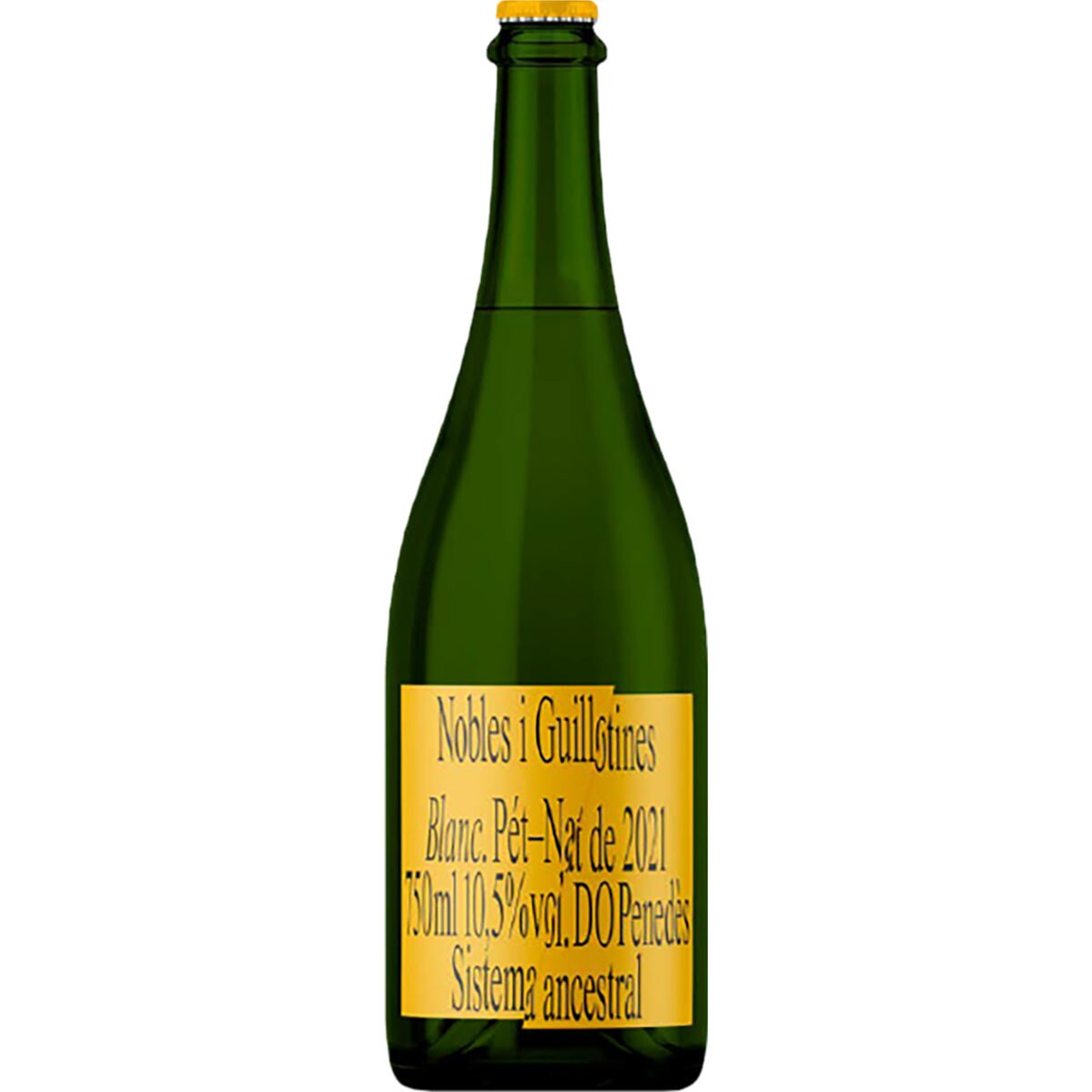 Natural white wine no sulphites DO Penedès bottle 75 cl · NOBLES I