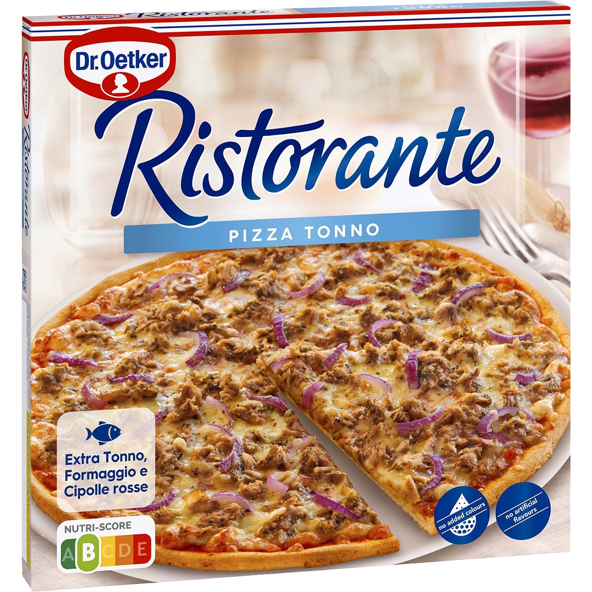 pizza con atún Tonno