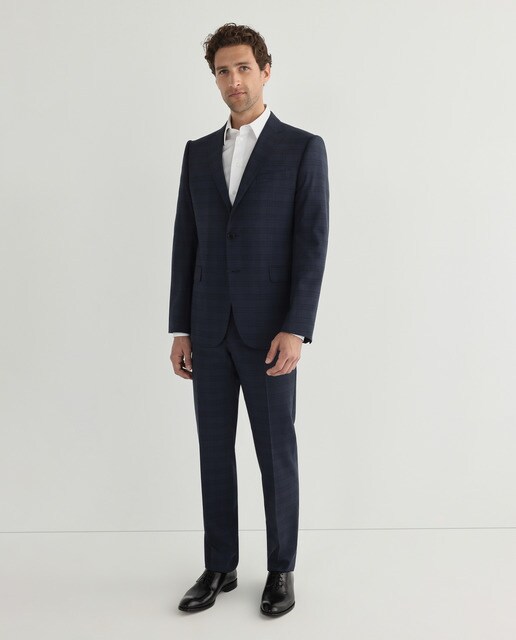 Compra Novio Traje Negro Smoking Del Novio Slim Fit Desgaste Novio Por  Encargo Trajes De Boda Para Los Hombres Trajes Para Hombre Casarse De 2015  Prom Envío Libre Del Juego Barato 