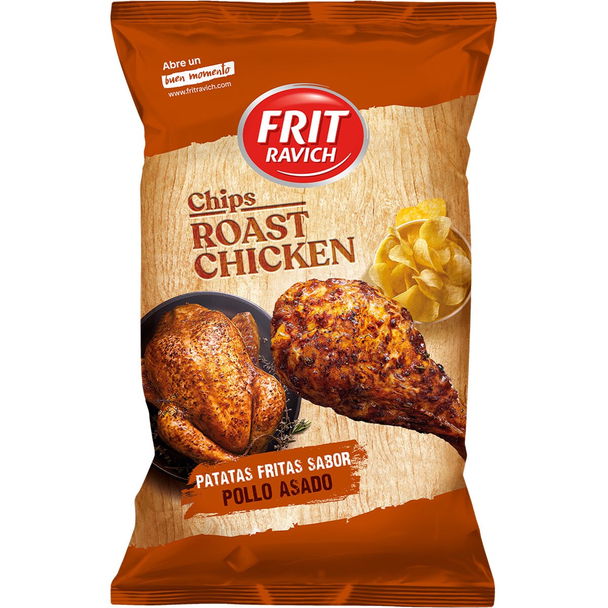 Roast chicken flavour crisps bag 125 g · FRIT RAVICH · Supermercado El