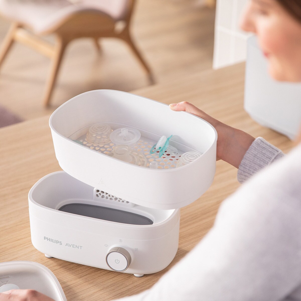 Esterilizador Philips Avent com Secador de Biberões - Branco Branco-5