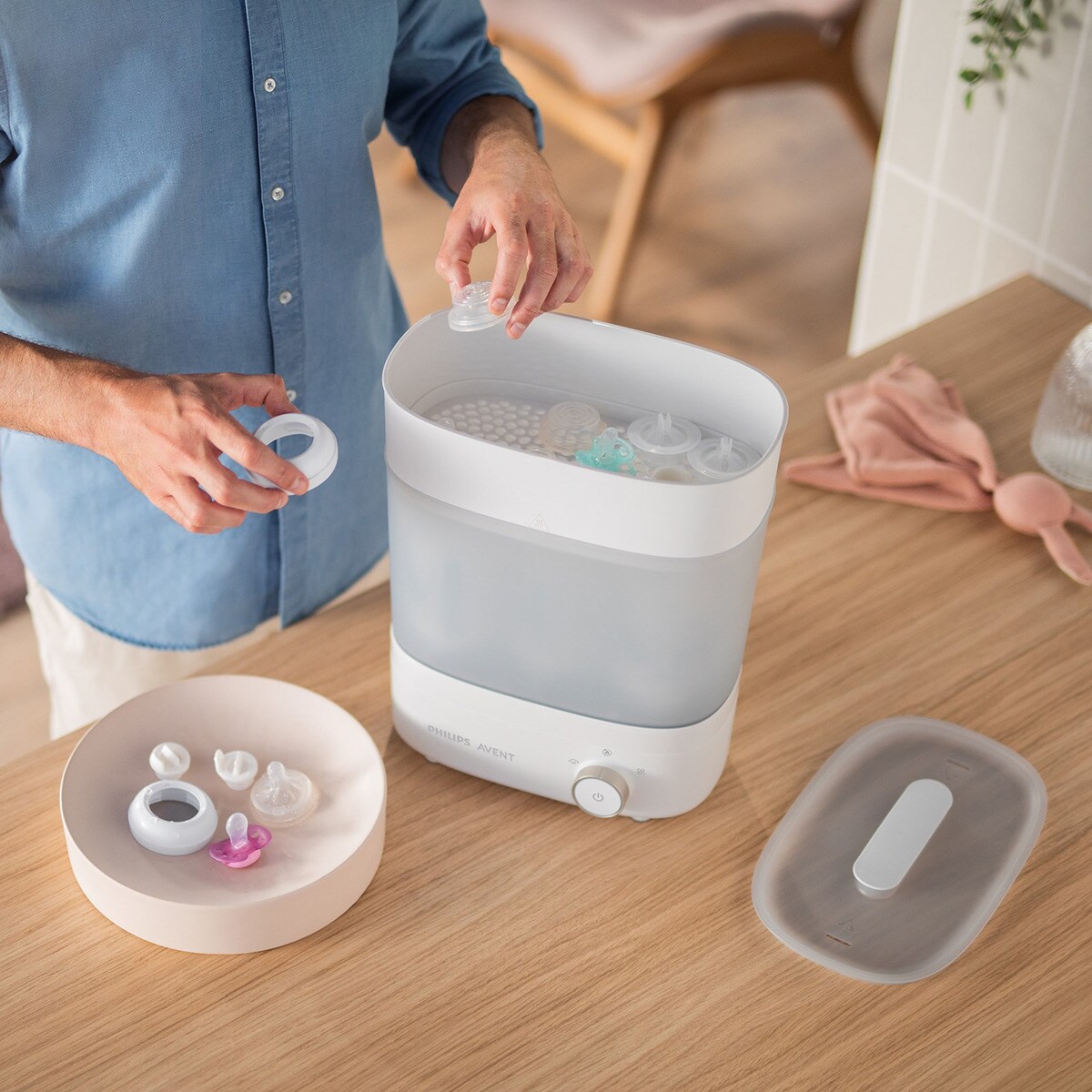Esterilizador Philips Avent com Secador de Biberões - Branco Branco-4