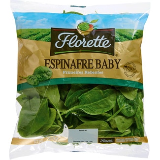 Espinafres Baby Florette embalagem 175 g