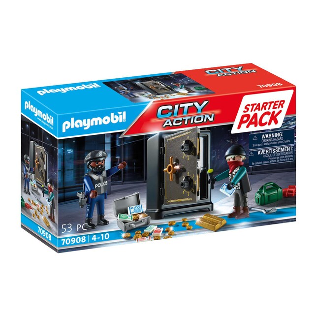 Starter Pack Caja Fuerte Playmobil City Action