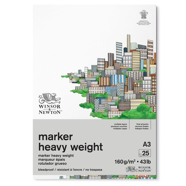 Bloc Papel rotulador A3 Winsor&Newton.