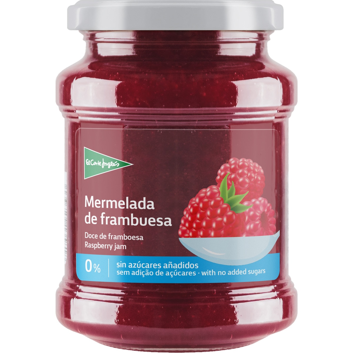 mermelada de frambuesa 0% sin azúcares añadidos