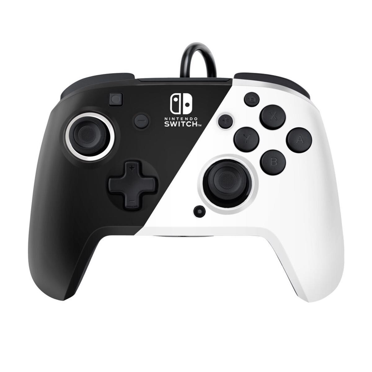 Imagem 0 de Faceoff Deluxe + Audio Wired Controller para Nintendo Switch - Preto/Branco