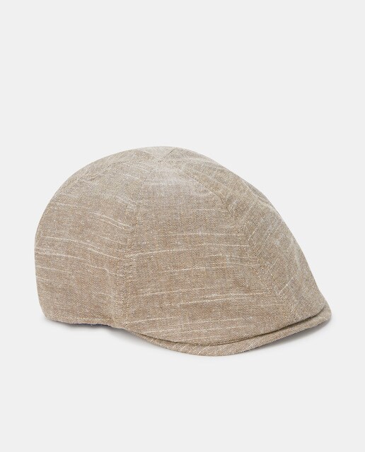 Men's camel flat cap · Men's fashion 