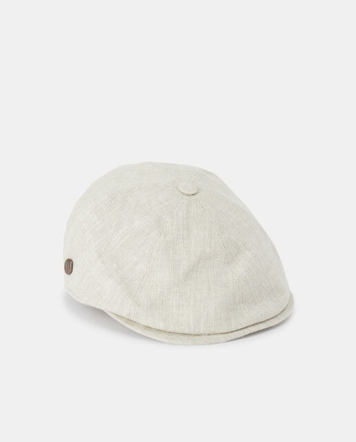 8 segment flat cap with button · Men's 