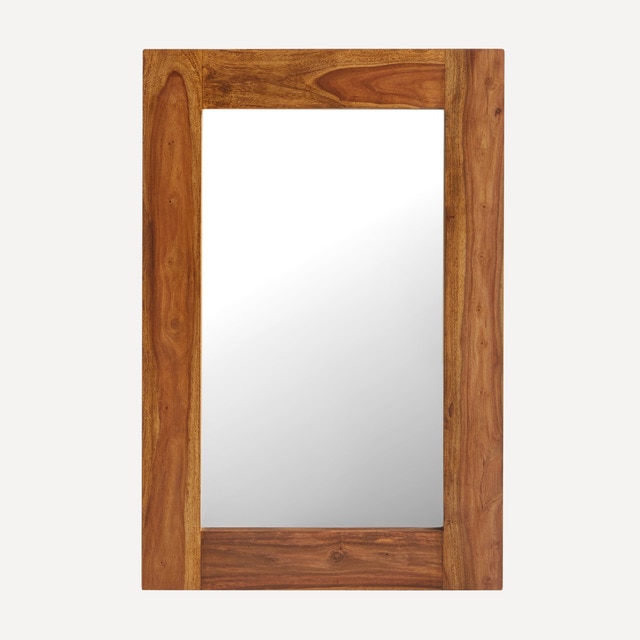 Espejo de pared de madera de palisandro Bombay El Corte Inglés