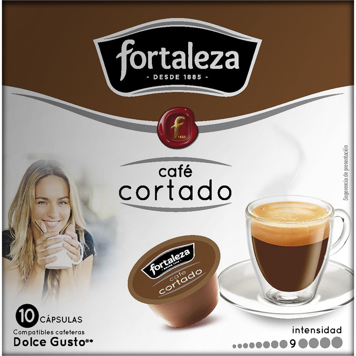 Coffee wish a dash of milk intensity 9 case 10 capsules compatible with