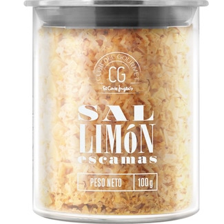 CLUB DEL GOURMET escamas de sal con limón tarro 100 g