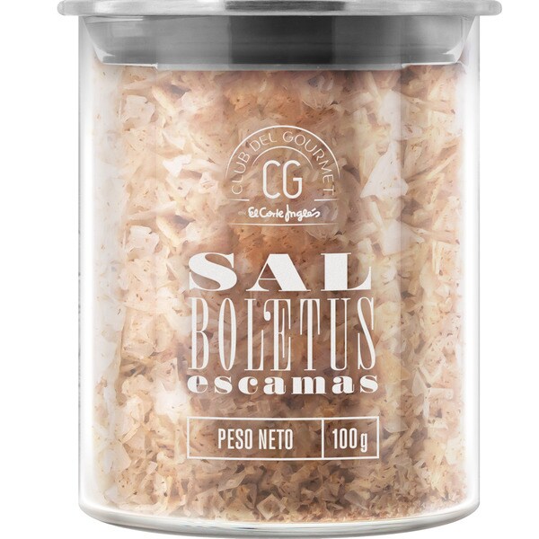 escamas de sal con boletus tarro 100 g