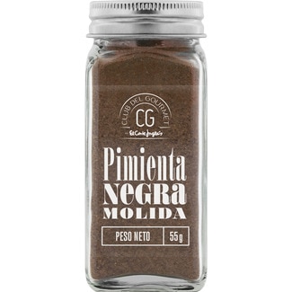CLUB DEL GOURMET pimienta negra molida tarro 55 g