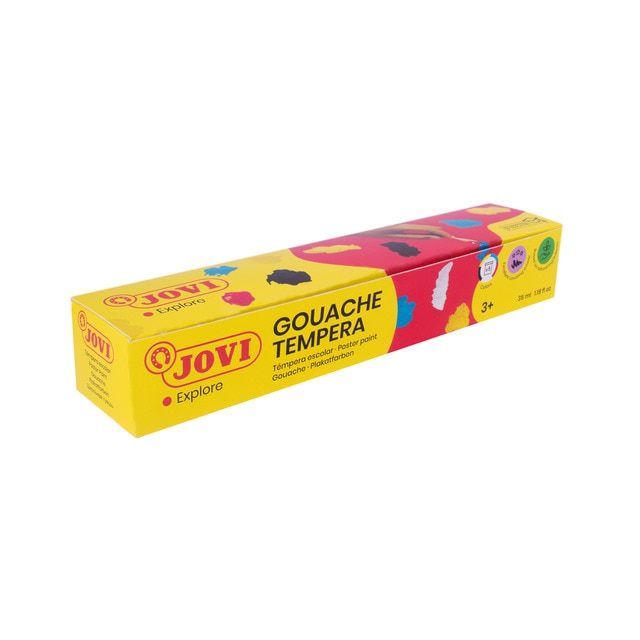 Témpera Escolar Estuche 5 Botes 35ml Colores Surtidos Jovi.