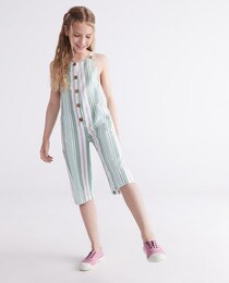 Girls' striped dungarees · Children's 
