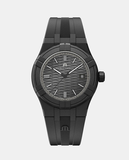 Reloj de hombre Aikon Tide AI2008-00000-300-0 Sostenible de caucho negro