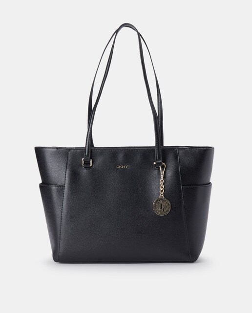 Large black tote bag with zip · Women's fashion · El Corte Inglés