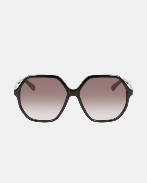 Gafas de sol de mujer oversize de acetato en negro