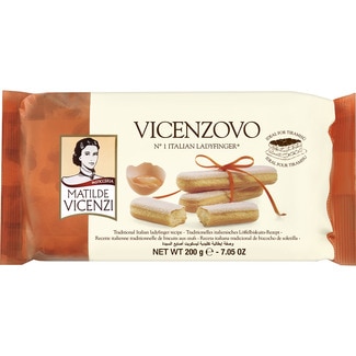 MATILDE VICENZI Vicenzovo bizcocho de galleta al huevo ideal para tiramisú paquete 200 g