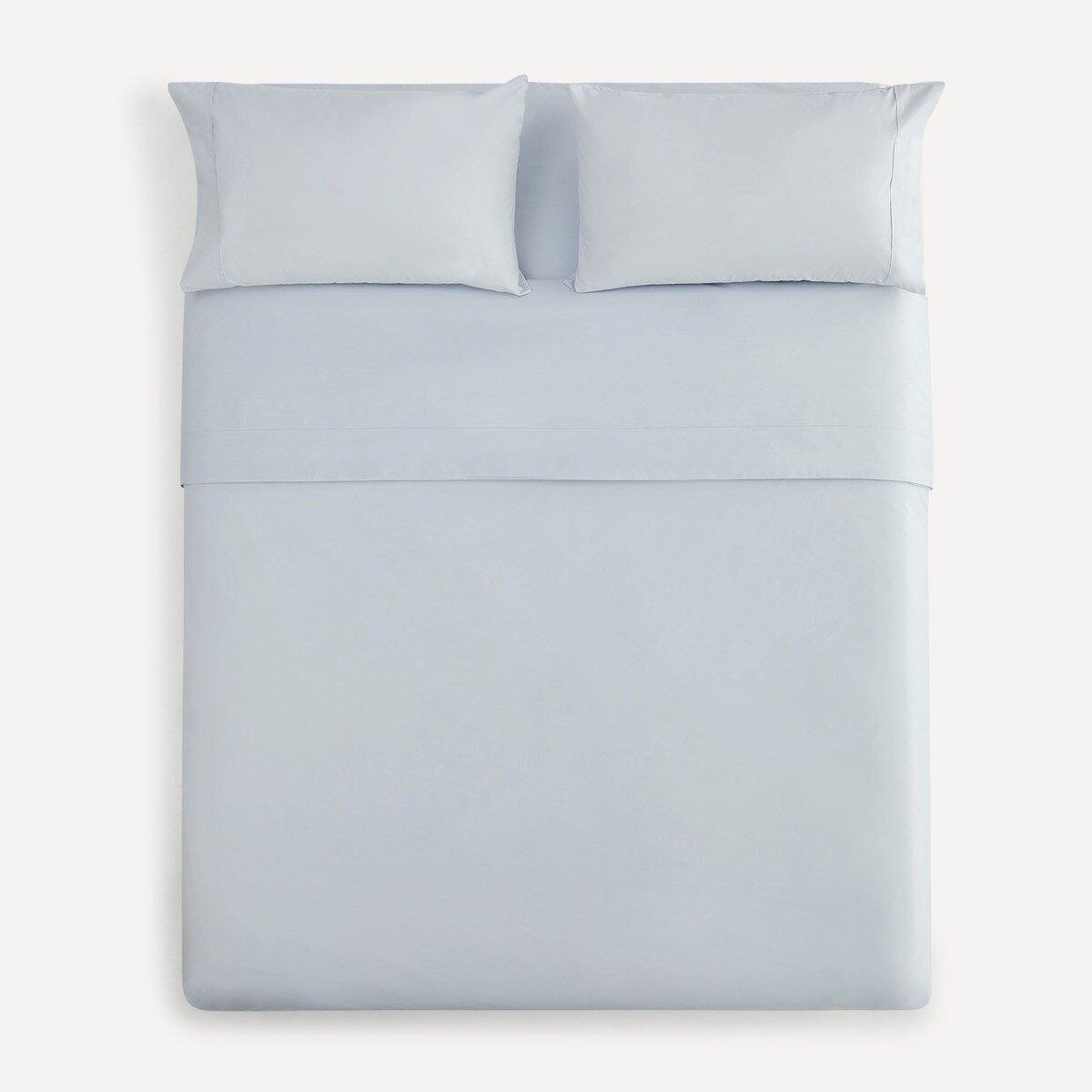 Lençol de cima Cotton Percal El Corte Inglés Pérola-4