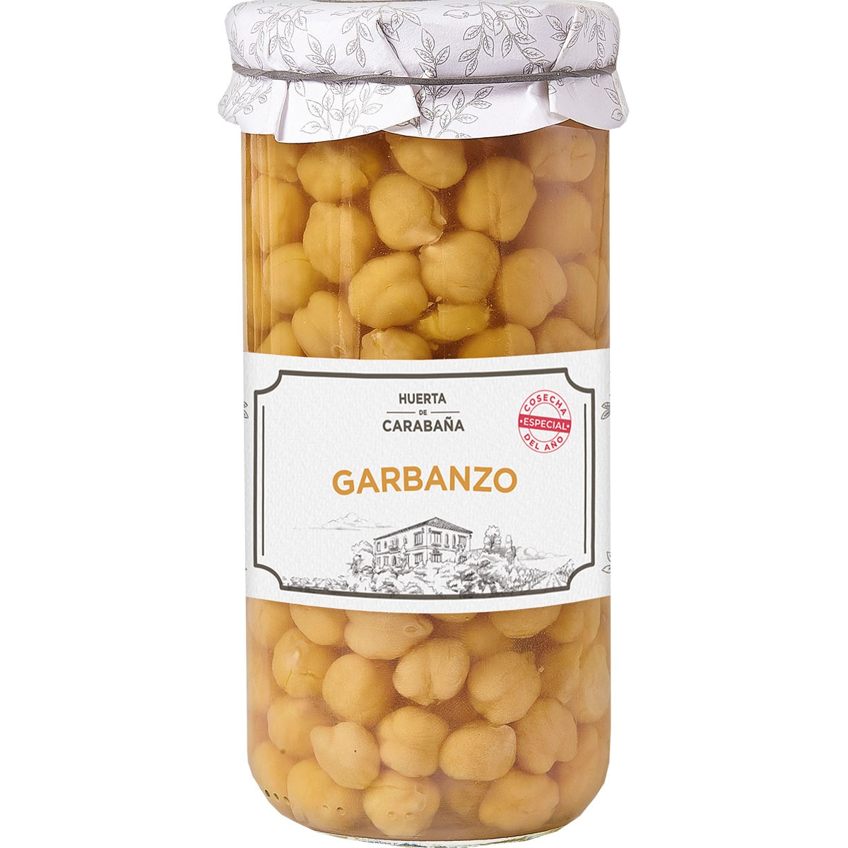 Garbanzos cocidos frasco 660 g · HUERTA DE CARABAÑA · Supermercado El