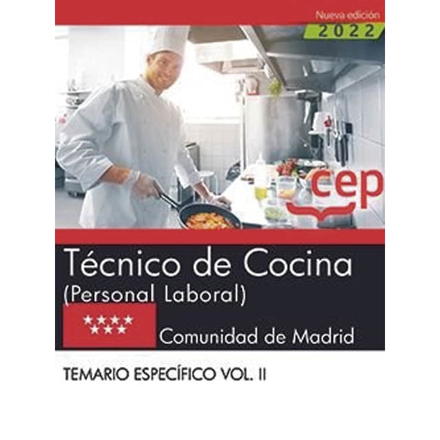 Técnico de cocina . Comunidad de madrid. Temario específico. Vol. Ii