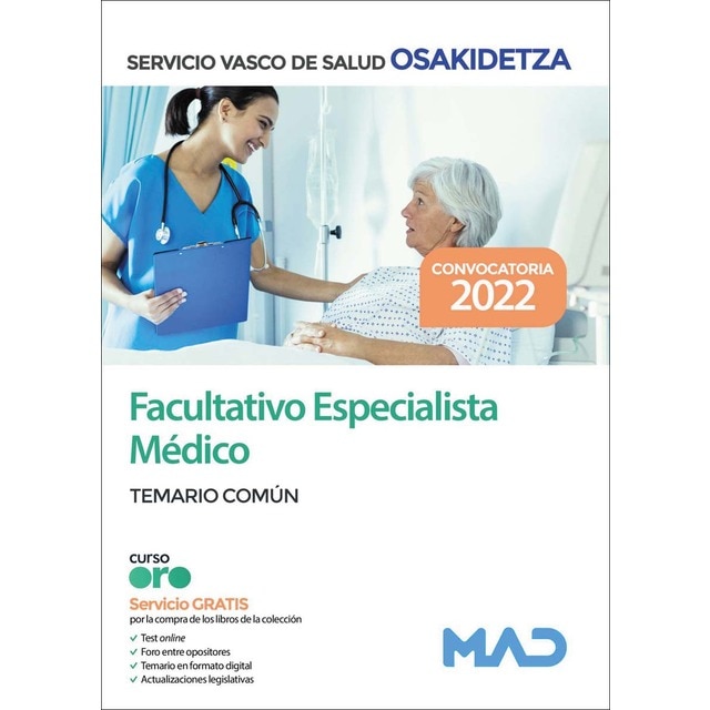 Facultativo especialista médico/a de osakidetza-servicio vasco de salud. Temario común