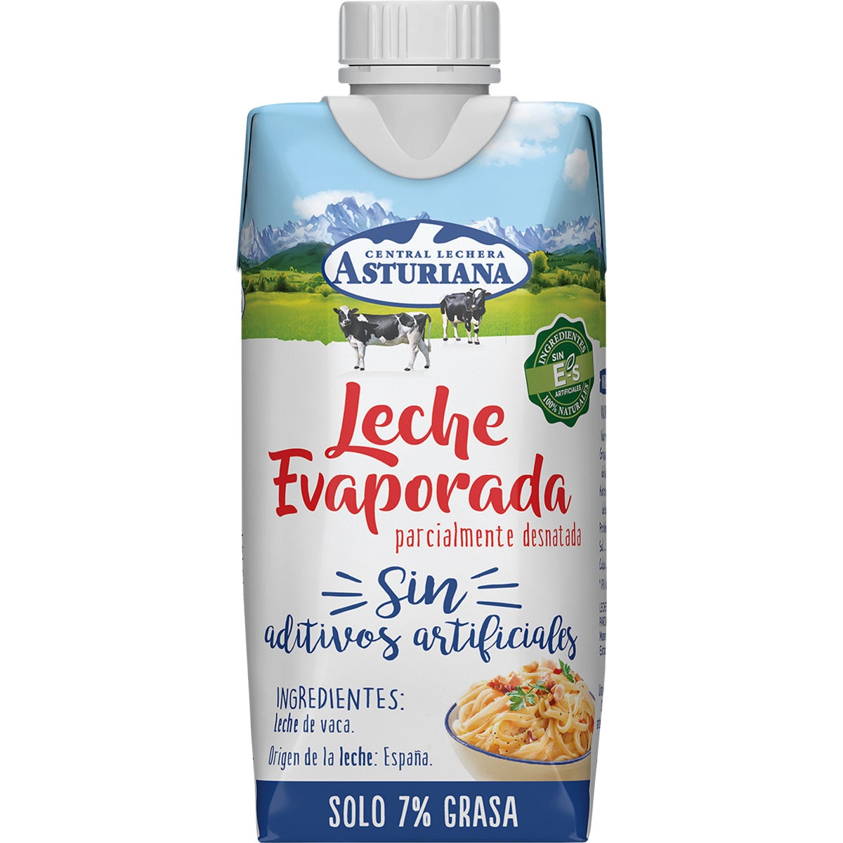 Evaporated milk carton 340 g · ASTURIANA · Supermercado El Corte Inglés