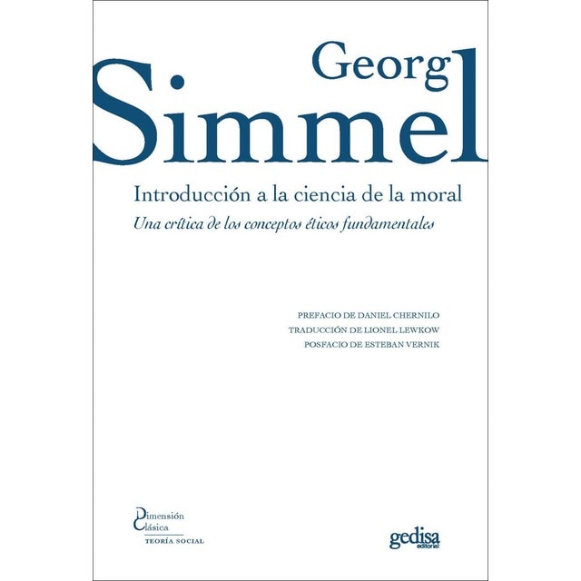 Introducción a la ciencia de la moral: Una crítica de los conceptos éticos fundamentales (Tapa blanda)