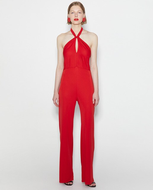 Halter neck jumpsuit · Women's fashion · El Corte Inglés