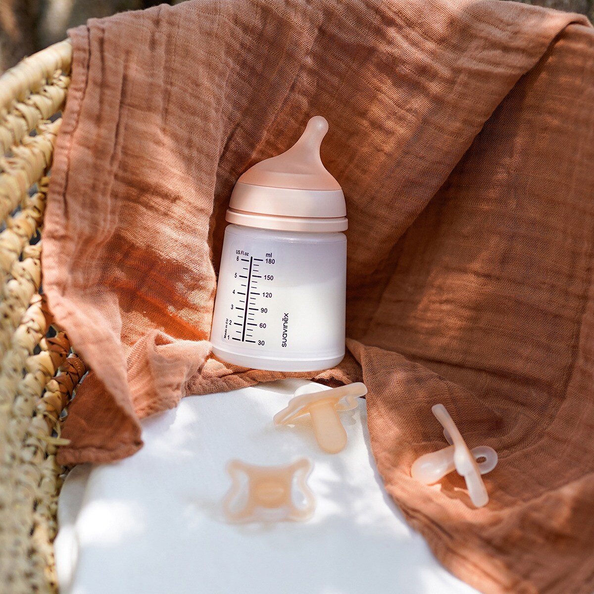 Conjunto Primeiros Meses Gama Zero Biberão, Tetina de Recarga e Bolsa Anticólicas Natural-9