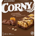 barritas de cereales con chocolate con leche y sin aceite de palma 6 unidades estuche 150 g