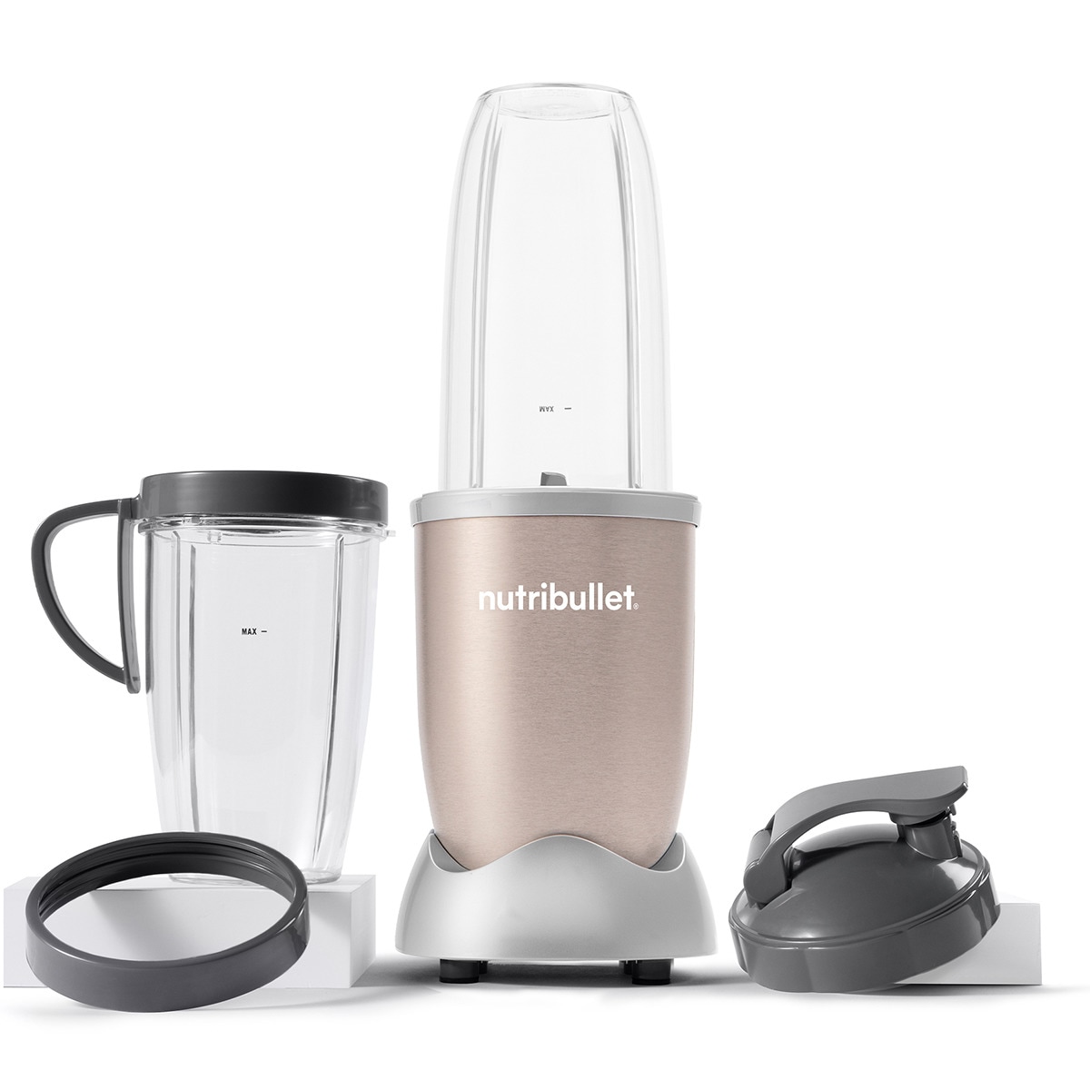 Nutribullet – Batidora Personal Nutribullet Pro NB907CP 900W con vaso de viaje.