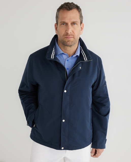 Mens jacket hotsell with hidden hood