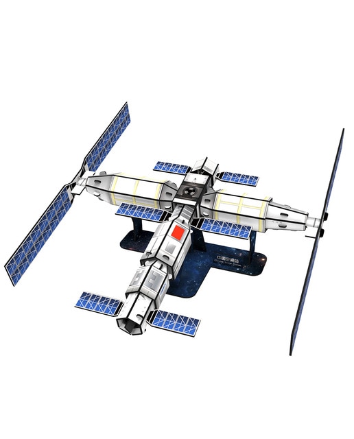 Puzzle 3d space station