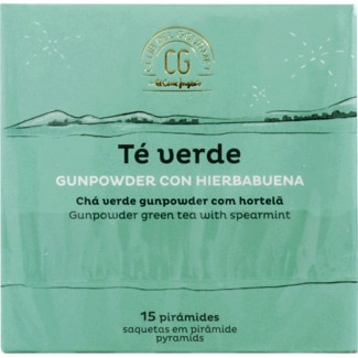 Club del Gourmet Chá Verde Gunpowder com Hortelã embalagem 33,7 g